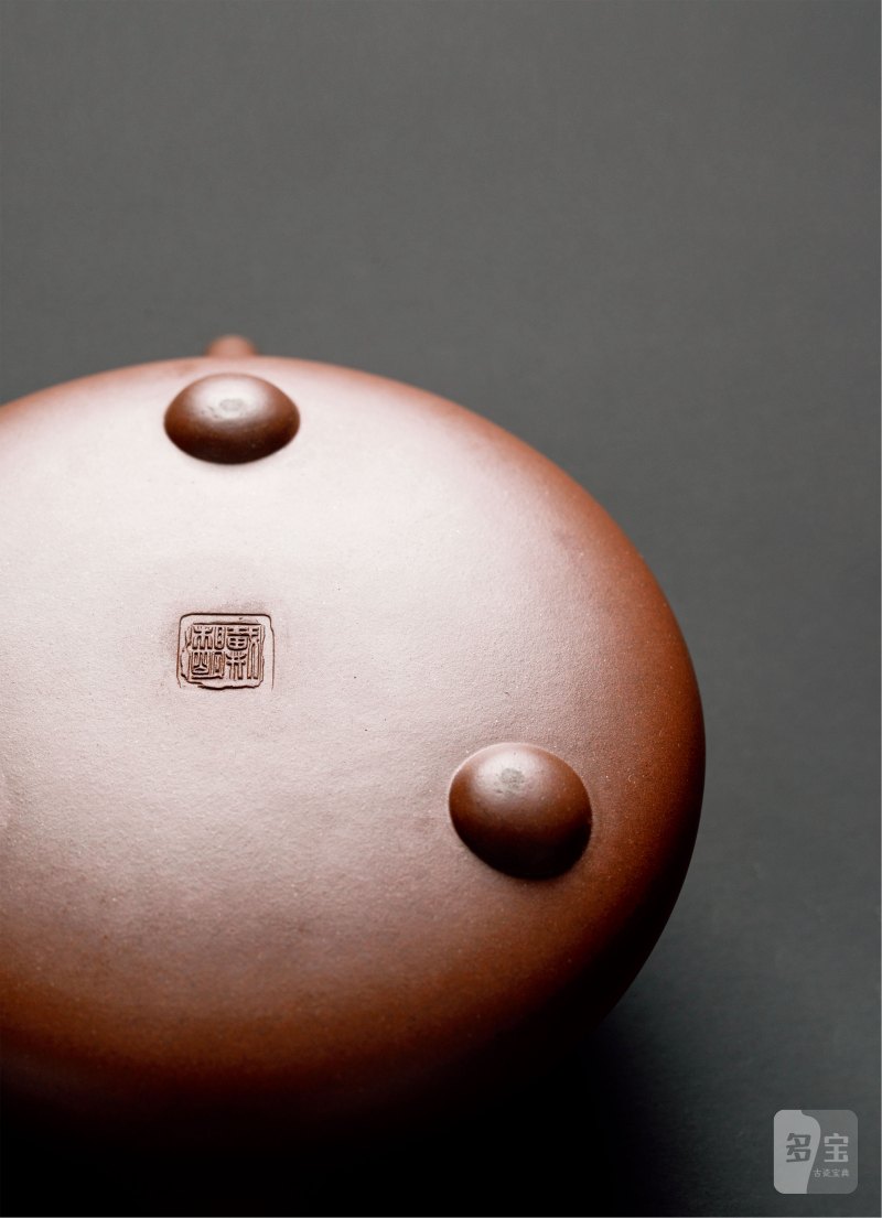 近现代 顾景舟制 吴湖帆书画 相明石瓢壶 - 图6